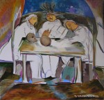 © S. Blumin, Gathering, signed, unframed author's print of oil painting, 2006 (click to enlarge) © S. Blumin, Gathering, signed, unframed author's print of oil painting, 2006 (click to enlarge)